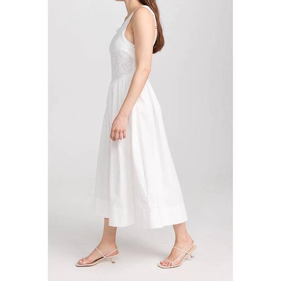 NEW FOR LOVE & LEMONS mandy midi dress in white - Picture 2 of 3